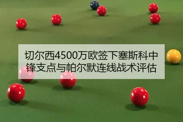 切尔西4500万欧签下塞斯科中锋支点与帕尔默连线战术评估